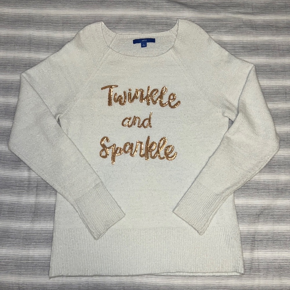 Apt 9 Metallic Sweater